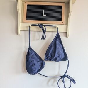 Old Navy Dark Blue Bikini Top